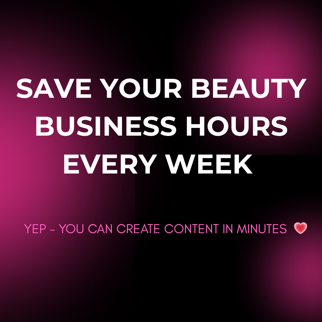 how canva templates help beauty businesses save time creating social media content and marketing graphics