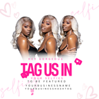 Thank you and tag us card Canva template for beauty professionals